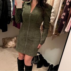 Lovers + Friends green dress
